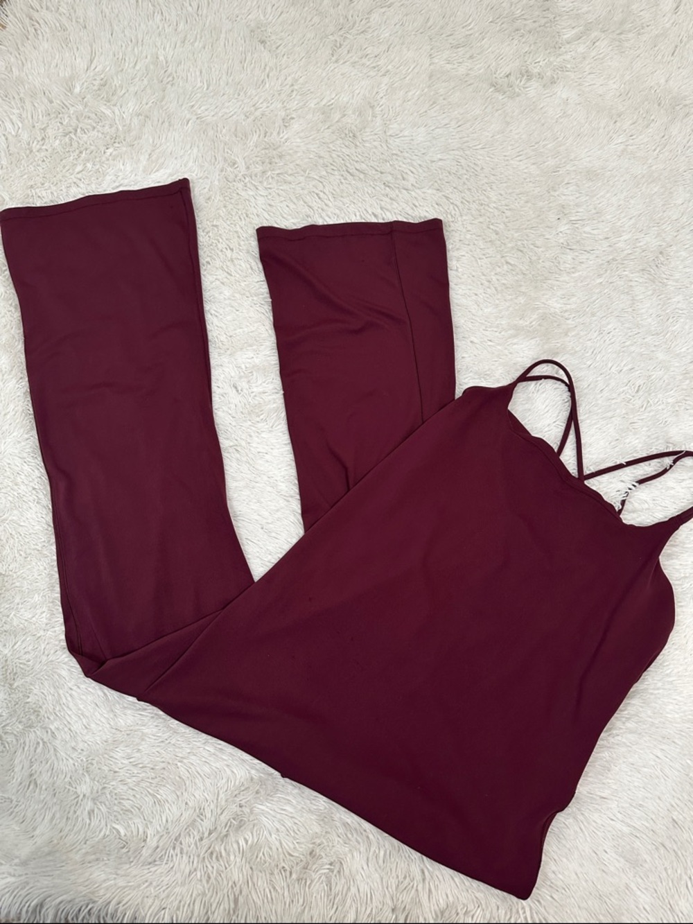 🪸 Pink Victoria’s Secret Wide Leg Jumpsuit